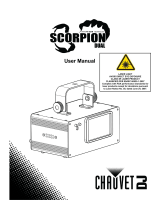 CHAUVET DJ Scorpion Dual RGB Laser Light Manual de usuario