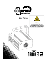 CHAUVET DJ Scorpion Storm FX RGB Manual de usuario