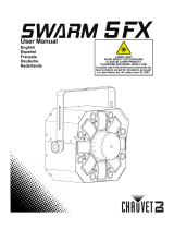 CHAUVET DJ Swarm 5 FX LED Multi-Effect Light Manual de usuario
