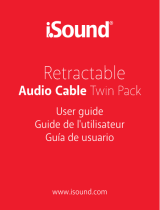 iSound Retractable Audio Cable Twin Pack Guía del usuario