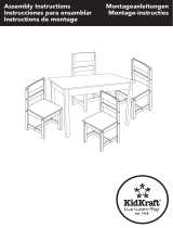 KidKraft Highlighter Table & 4-Chair Set Assembly Instruction
