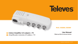 Televes "F" domestic amplifier (UL certified) Manual de usuario