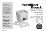 Hamilton Beach Digital Food Dehydrator El manual del propietario
