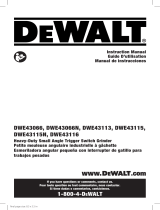 DeWalt DWE43115 Manual de usuario