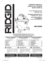 RIDGID HD1200D Manual de usuario