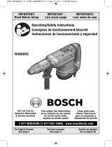Bosch RH850VC Manual de usuario