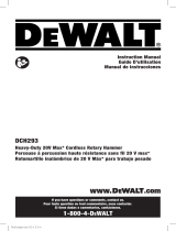 DeWalt DCH293Bw5b Manual de usuario
