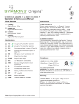 Symmons S-9602-P-1.5-TRM Guía de instalación