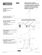 Delta 1-Handle Vessel Lavatory Faucet Manual de usuario