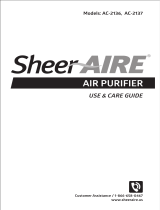 SheerAIRE AC-2137 Manual de usuario