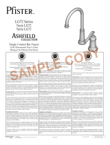Pfister Ashfield LG72 Series Manual de usuario