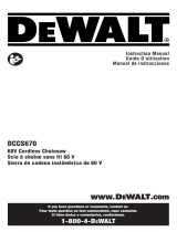 DeWalt DCCS620 Manual de usuario