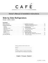 Cafe CSB48WSKSS Manual de usuario