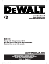 DeWalt D25333KDH Manual de usuario