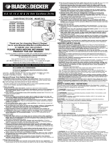 BLACK+DECKER GC1200 Manual de usuario