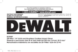 DeWalt DCF887P1W391 Manual de usuario