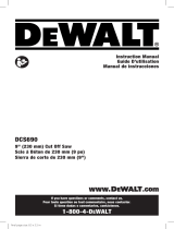 DeWalt DCS690X2W388B Manual de usuario