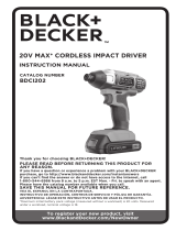 BLACK DECKER BDCI202 Manual de usuario
