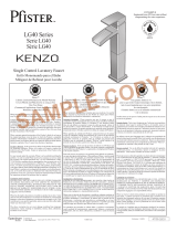 Pfister KENZO LG40-DF Guía de instalación
