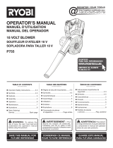 Ryobi P755-P7131 Manual de usuario