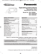 Panasonic NN-SN942W Manual de usuario