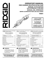 RIDGID R3031 Manual de usuario