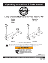 Omega Lift 22201 Manual de usuario