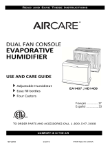 Aircare EA1407 Manual de usuario
