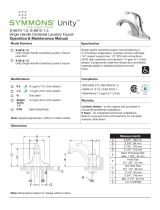 Symmons S-6612-STN-1.5 Guía de instalación