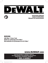 DeWalt DCE200M2 Guía del usuario