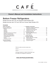 Cafe CFE28UP3MD1 Manual de usuario