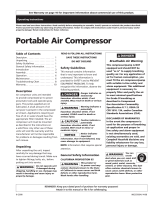 Campbell Hausfeld PORTABLE AIR COMPRESSOR Guía de instalación