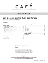 GE Cafe  CGS750M2NS5  El manual del propietario