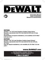DeWalt DCF890M2 Manual de usuario
