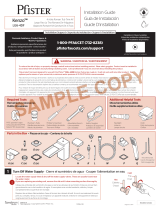 Pfister Kenzo LG6-4DF Guía de instalación