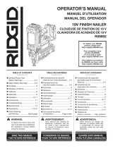 RIDGID R09897KN-AC8400802 Manual de usuario