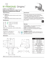 Symmons S-9612-STN-1.5 Guía de instalación