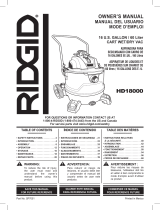 RIDGID HD1800 Manual de usuario