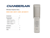 Chamberlain 940EVP2G950EV Instrucciones de operación