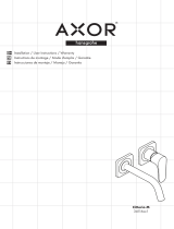 Axor 34116001 Wall-Mounted Single-Handle Faucet Trim, 1.2 GPM Guía de instalación