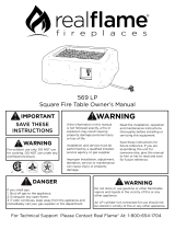 Real Flame 569LP El manual del propietario