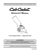 Cub Cadet ST 100 Manual de usuario