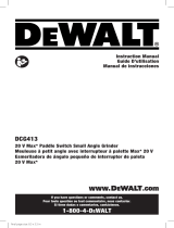 DeWalt DCG413FB Manual de usuario