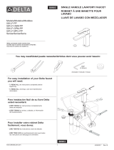 Delta Faucet 581LF-BLGPM-PP Guía de instalación