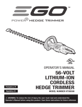 EGO Power+ HTX6500 El manual del propietario