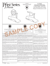 Pfister LG142-5000 Guía de instalación