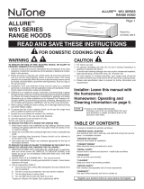 NuTone WS136BC Manual de usuario