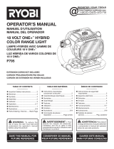 Ryobi P795-P163 Manual de usuario