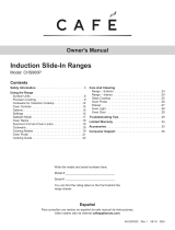 GE Cafe CHS900P2MS1 El manual del propietario