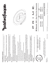 Rockford Fosgate Prime R2D4-10 Manual de usuario